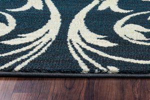 Rizzy Home Sorrento SO4322 Gray/Charcoal Trellis Area Rug