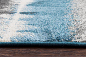 Rizzy Home Sorrento SO4390 Navy Print Area Rug