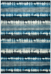 Rizzy Home Sorrento SO4390 Navy Print Area Rug