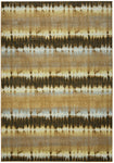 Rizzy Home Sorrento SO4391 Gold/Brown Print Area Rug