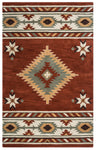 Rizzy Home Southwest SU1822 Rust Southwest/Tribal Area Rug