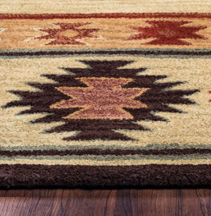 Rizzy Home Southwest SU2007 Khaki Southwest/Tribal Area Rug