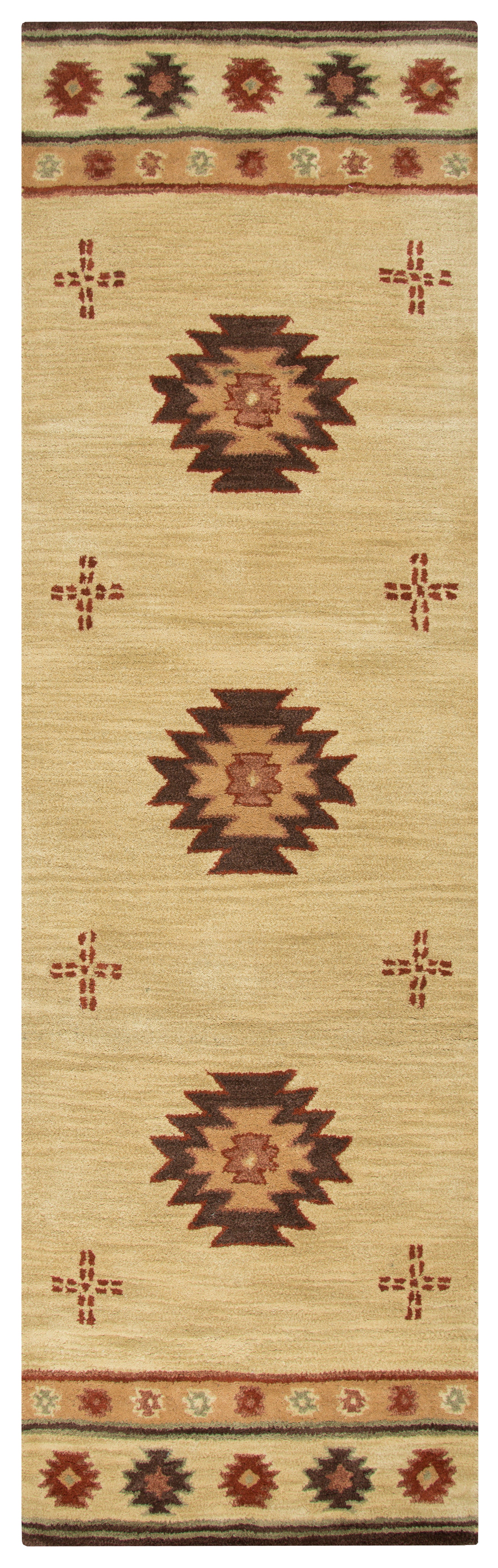 Rizzy Home Southwest SU2007 Khaki Southwest/Tribal Area Rug
