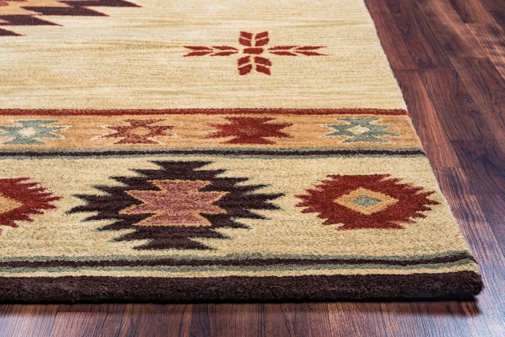Rizzy Home Southwest SU2007 Khaki Southwest/Tribal Area Rug