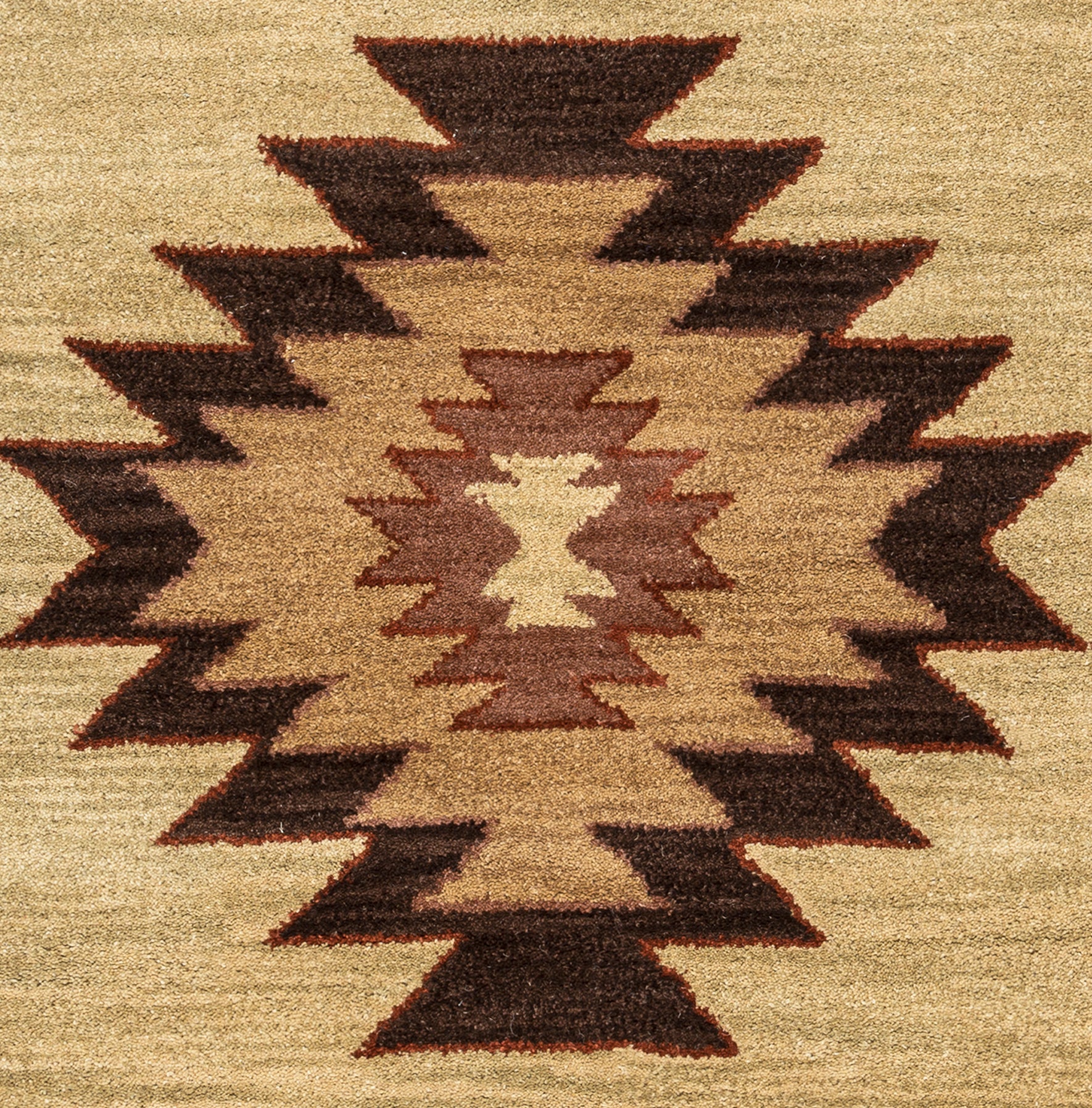 Rizzy Home Southwest SU2007 Khaki Southwest/Tribal Area Rug