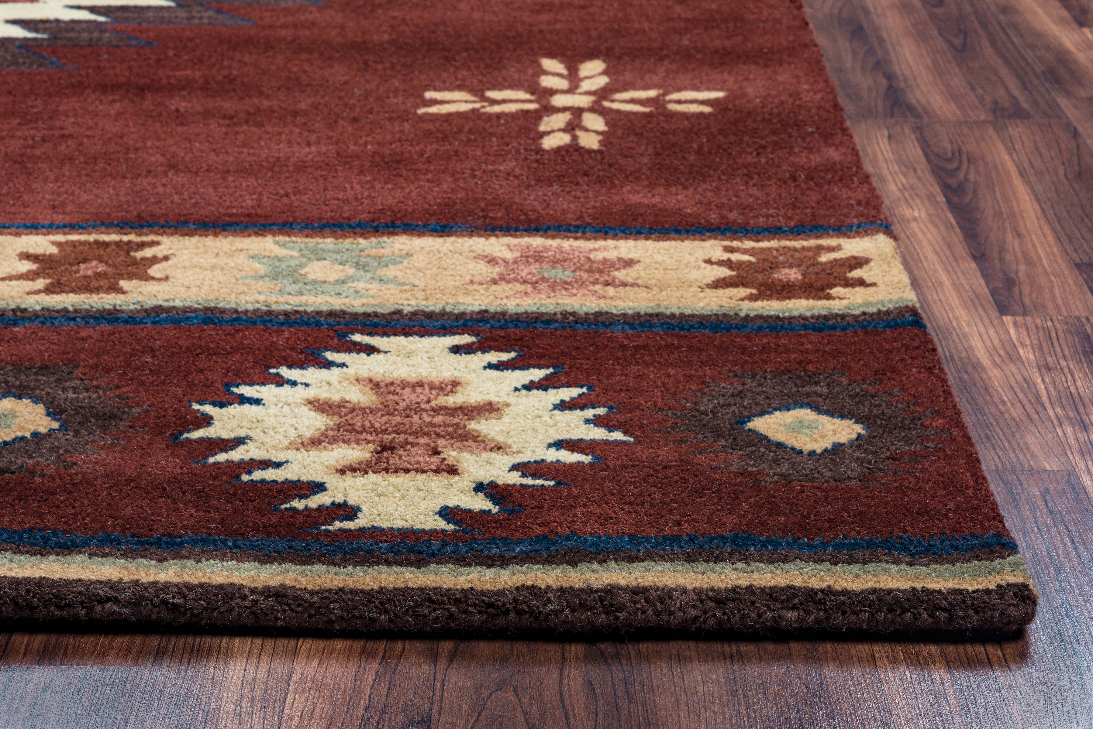 Rizzy Home Southwest SU2009 Burgundy Southwest/Tribal Area Rug