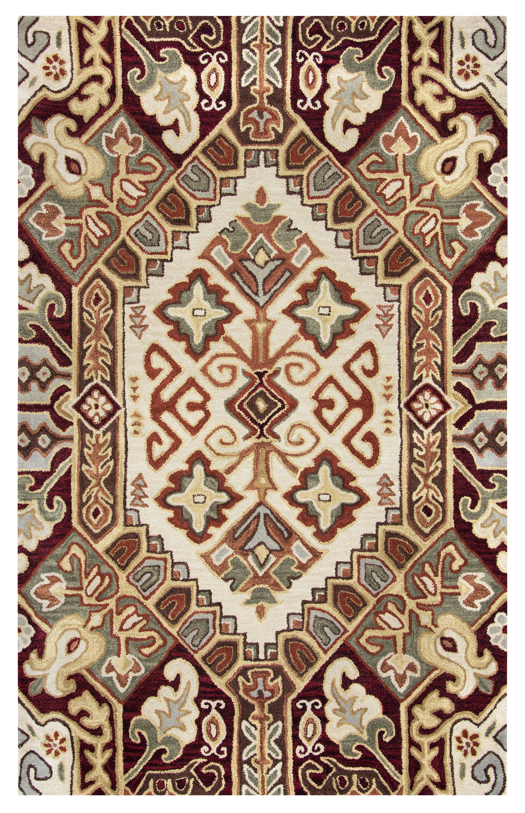 Rizzy Home Southwest SU8105 Multi-Colored Southwest/Tribal Area Rug