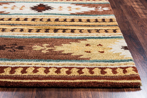 Rizzy Home Southwest SU8156 Multi-Colored Southwest/Tribal Area Rug