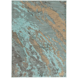 Oriental Weavers Sedona Blue/Grey Abstract 6367A Area Rug