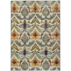 Oriental Weavers Sedona Ivory/Grey Abstract 6371C Area Rug