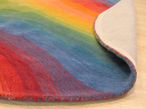 EORC Hand-tufted Wool Lollipop Contemporary Abstract Desertland Rug