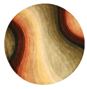 EORC Hand-tufted Wool Multicolored Contemporary Abstract Desertland Rug