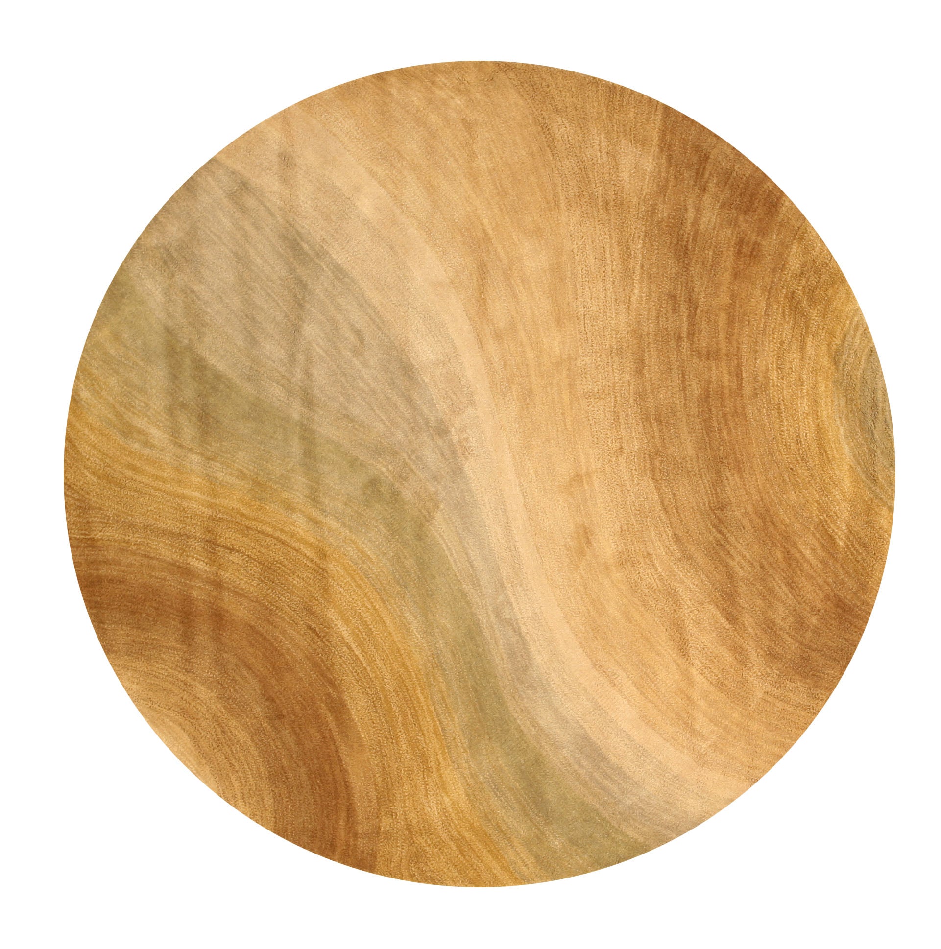 EORC Hand-tufted Wool Gold Contemporary Abstract Desertland Rug