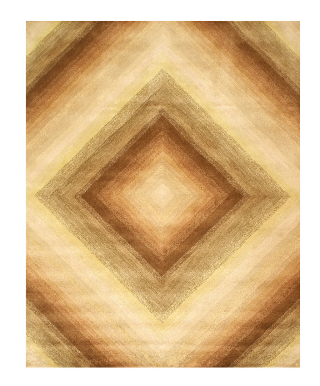 EORC Hand-tufted Wool Multicolored Contemporary Abstract Desert Star Rug
