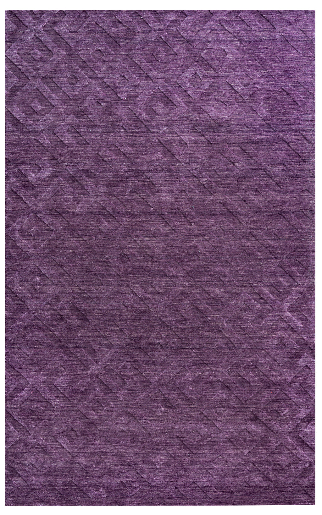 Rizzy Home Technique TC8267 Purple Solid Area Rug