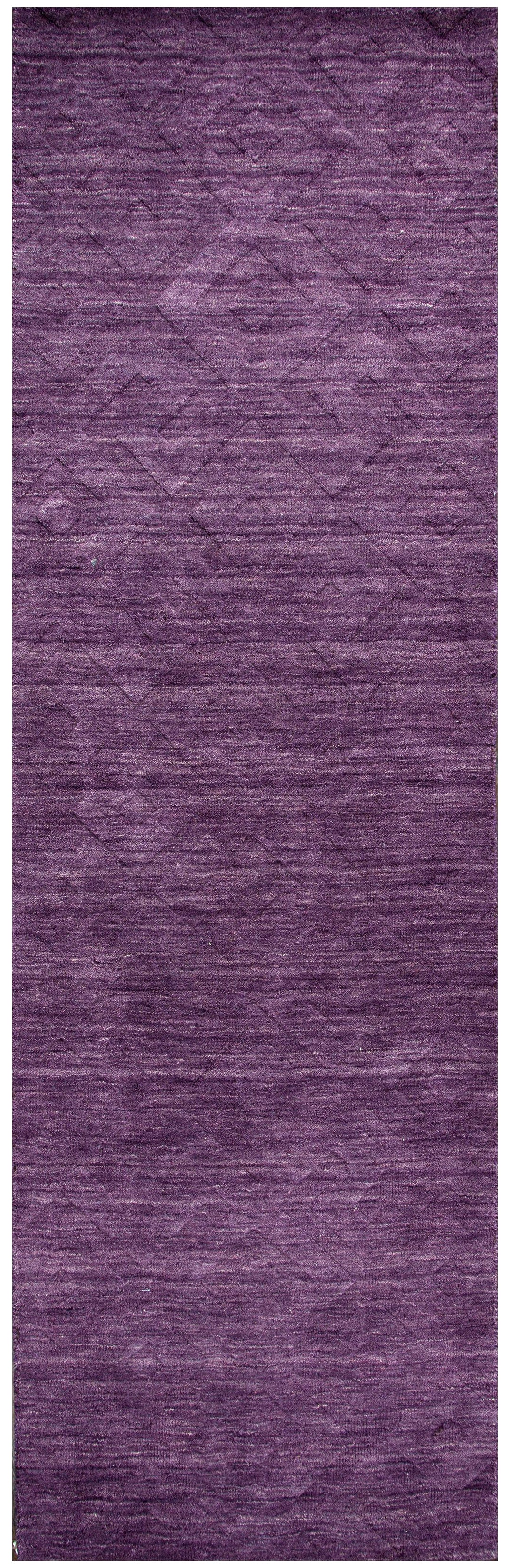 Rizzy Home Technique TC8267 Purple Solid Area Rug