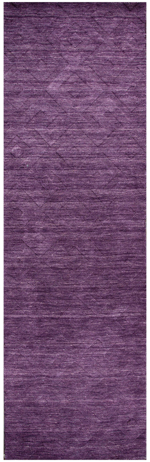 Rizzy Home Technique TC8267 Purple Solid Area Rug