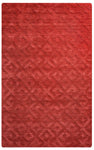 Rizzy Home Technique TC8289 Red Solid Area Rug