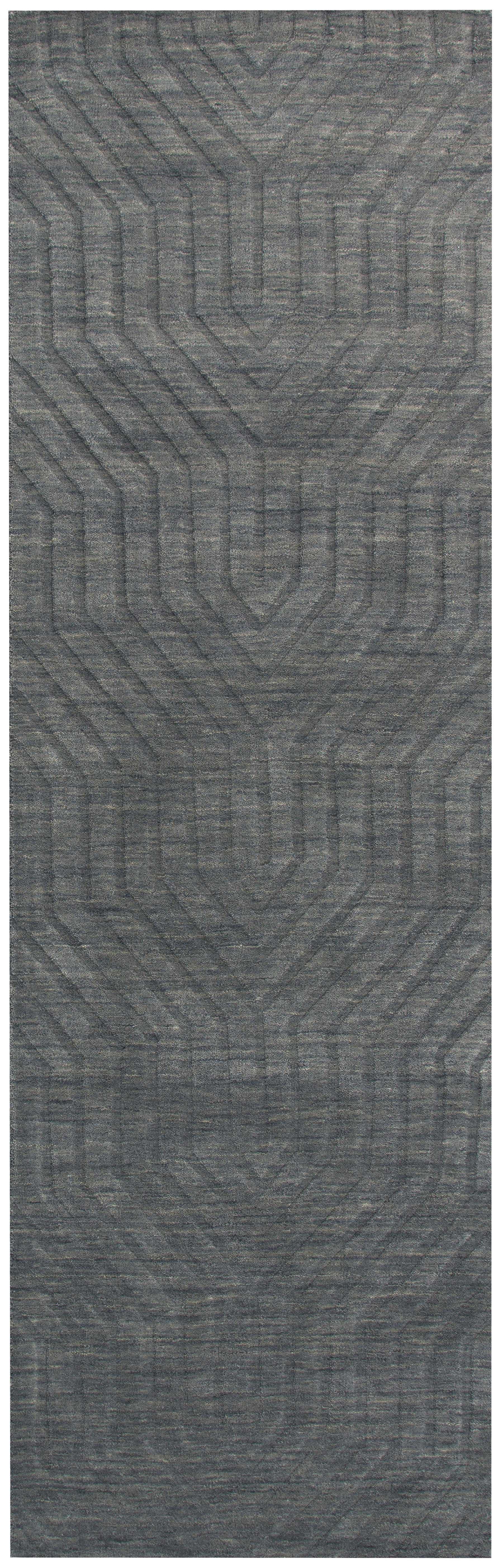 Rizzy Home Technique TC8578 Dark Gray Solid Area Rug