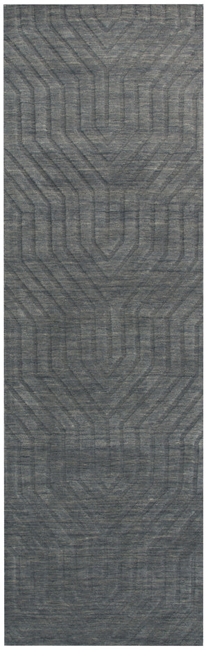 Rizzy Home Technique TC8578 Dark Gray Solid Area Rug