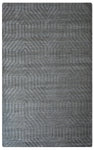 Rizzy Home Technique TC8578 Dark Gray Solid Area Rug