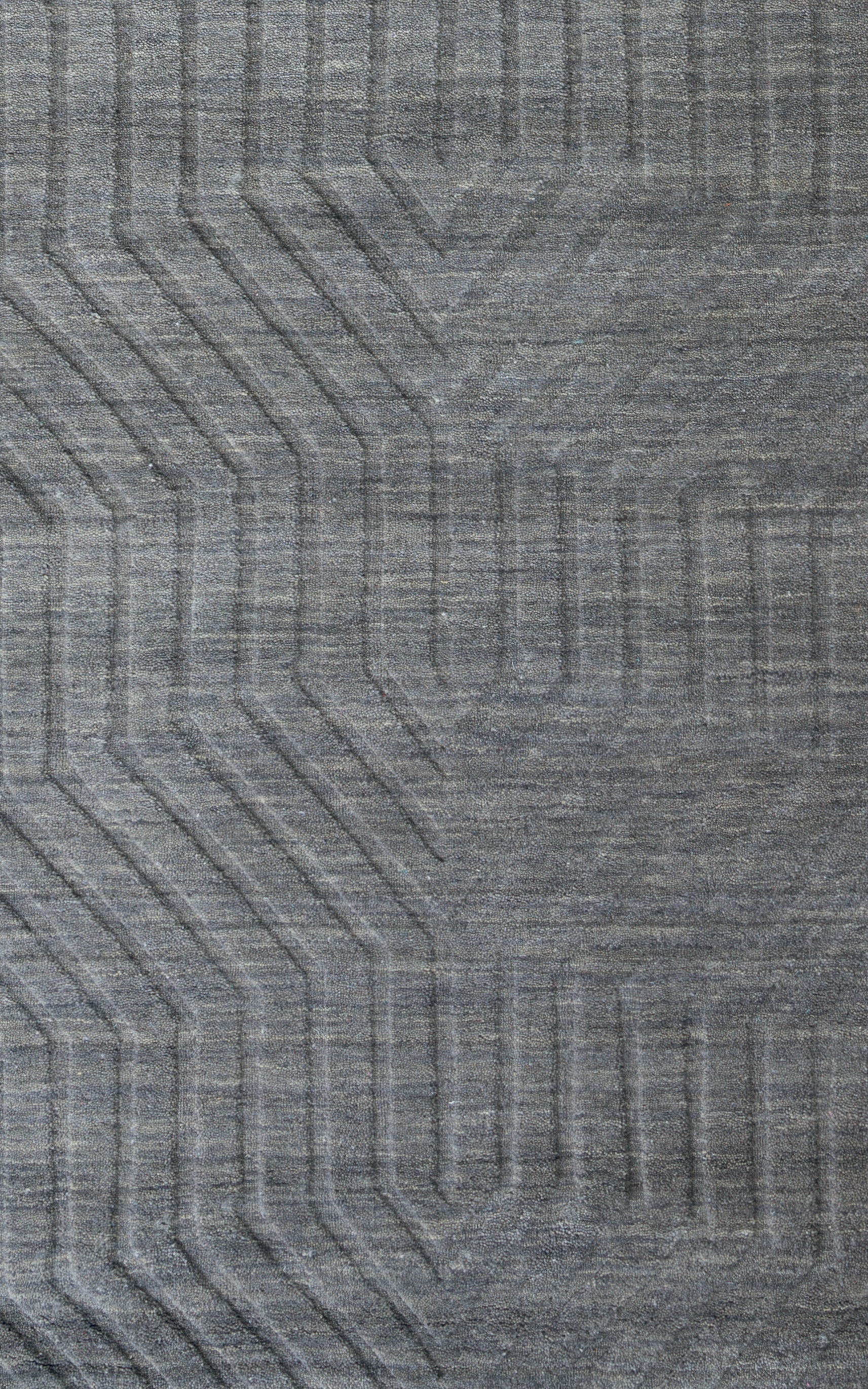 Rizzy Home Technique TC8578 Dark Gray Solid Area Rug