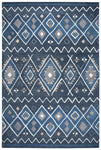 Rizzy Home Tumble Weed Loft TL647A Indigo Tribal Motif Area Rug