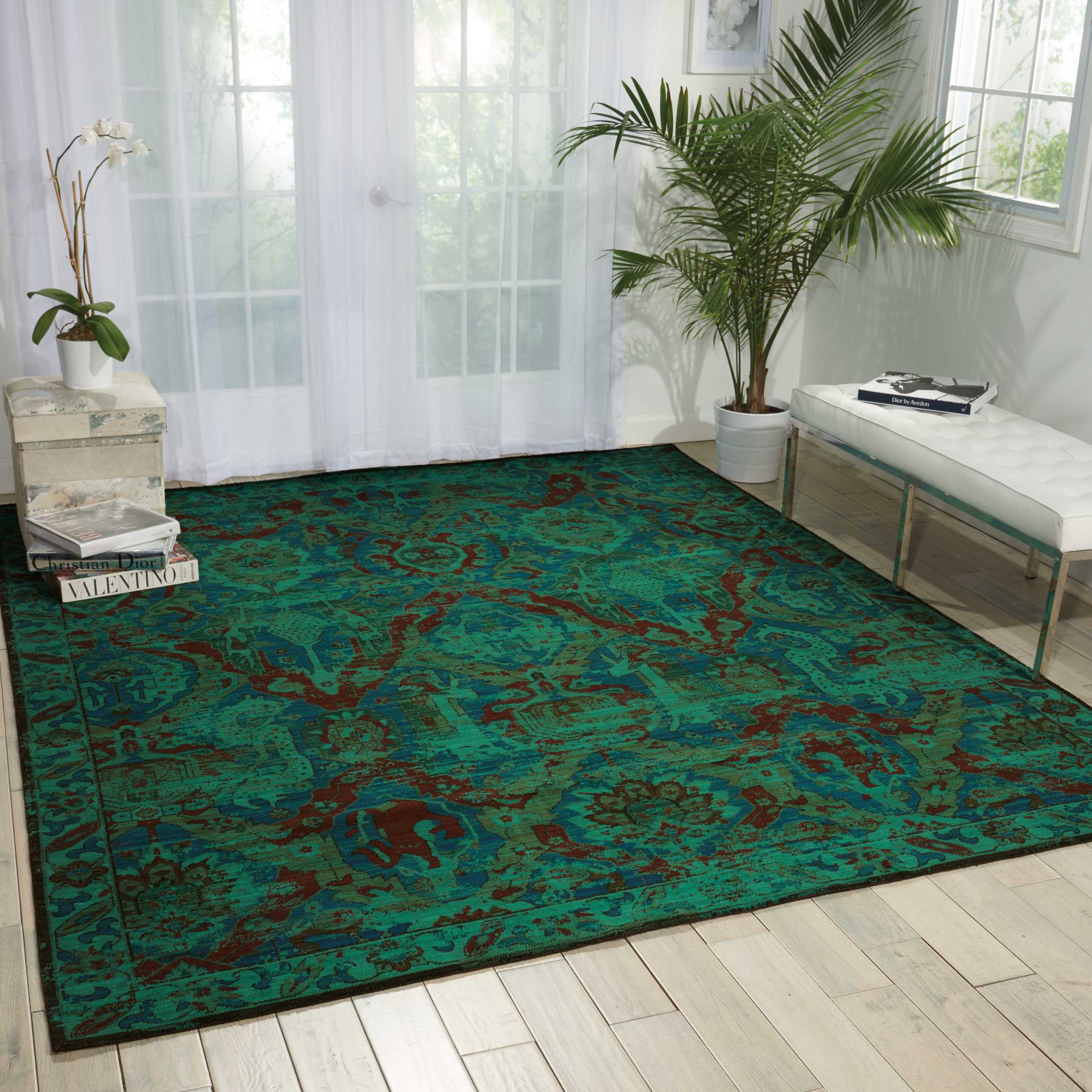 Nourison Timeless Turquoise Area Rug