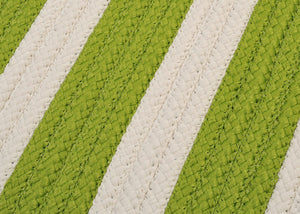Colonial Mills Stripe It TR29 Bright Lime Indoor/Outdoor Area Rug