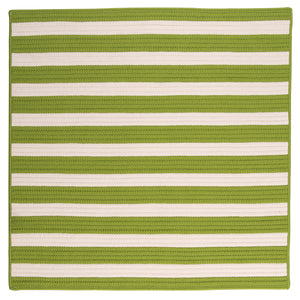 Colonial Mills Stripe It TR29 Bright Lime Indoor/Outdoor Area Rug