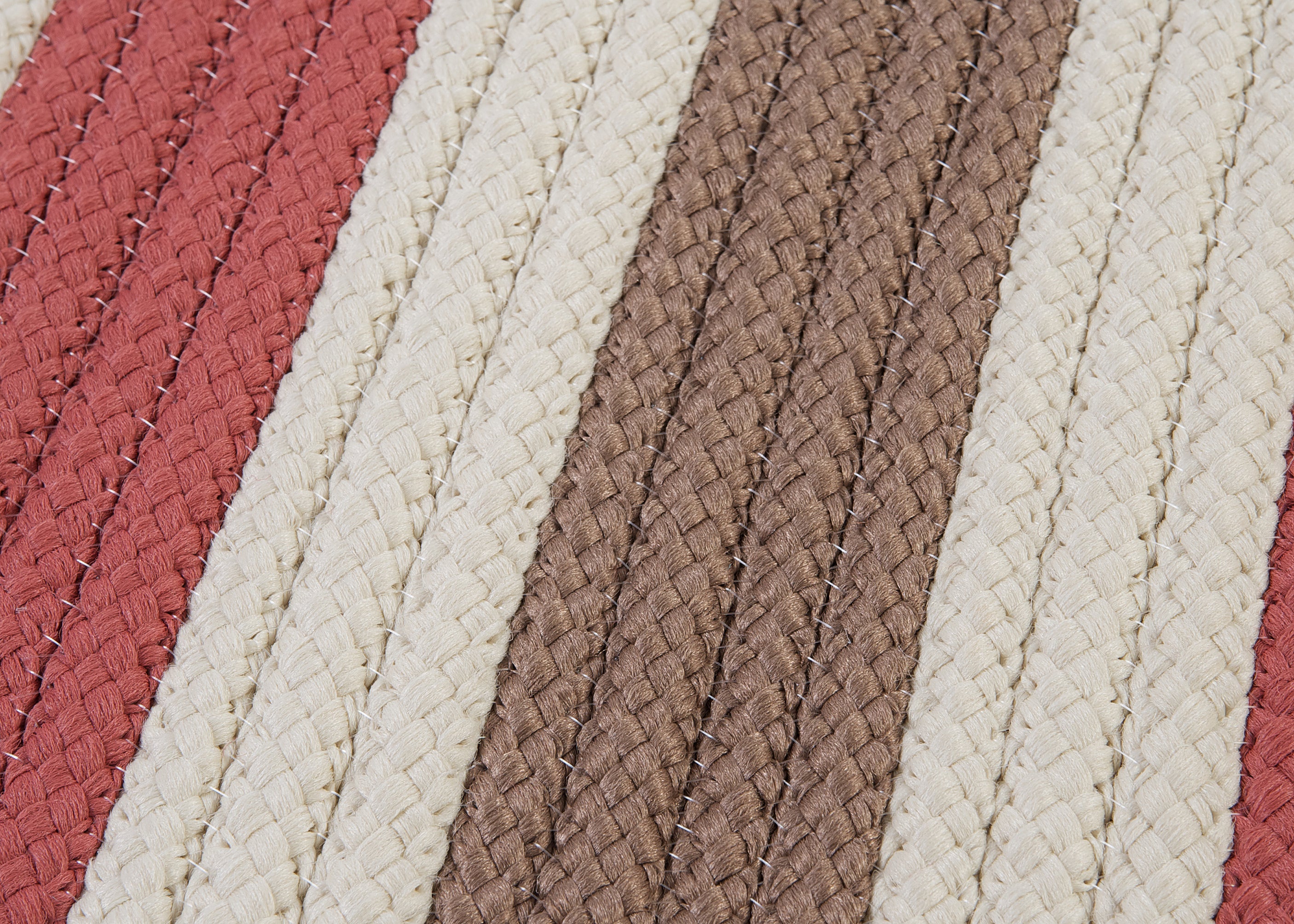 Colonial Mills Stripe It TR99 Terracotta Indoor/Outdoor Area Rug