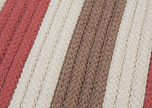 Colonial Mills Stripe It TR99 Terracotta Indoor/Outdoor Area Rug