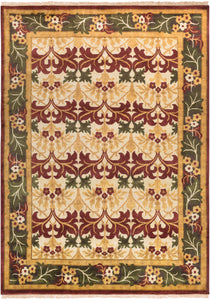 Surya Uncharted UND2007 Brown/Red Arts and Crafts Area Rug