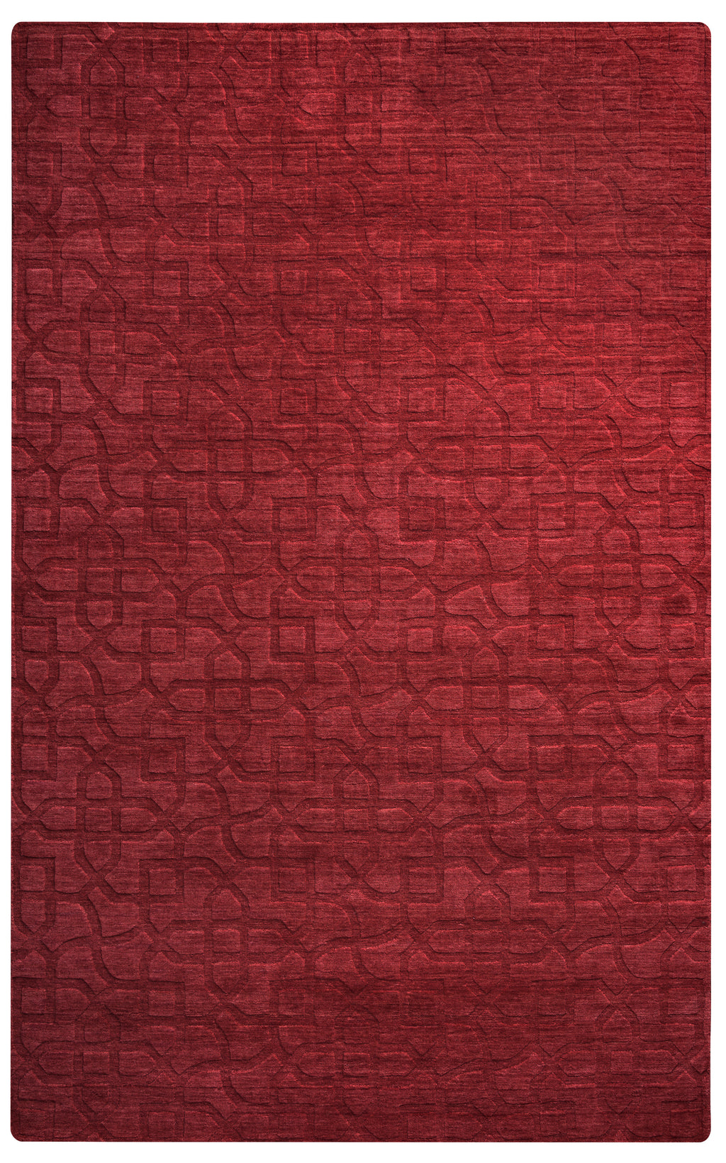 Rizzy Home Uptown UP2453 Red Solid Area Rug