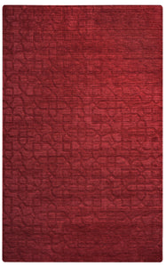 Rizzy Home Uptown UP2453 Red Solid Area Rug