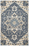 Rizzy Home Valintino VN568A Blue Central Medalian Motive Area Rug