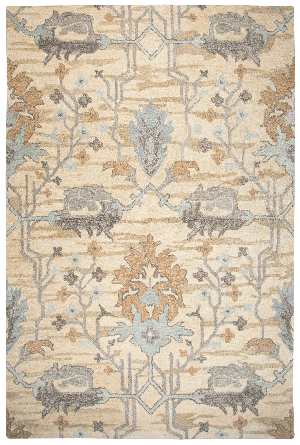 Rizzy Home Valintino VN610A Beige Motif Area Rug
