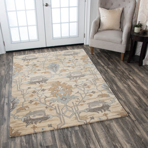 Rizzy Home Valintino VN610A Beige Motif Area Rug