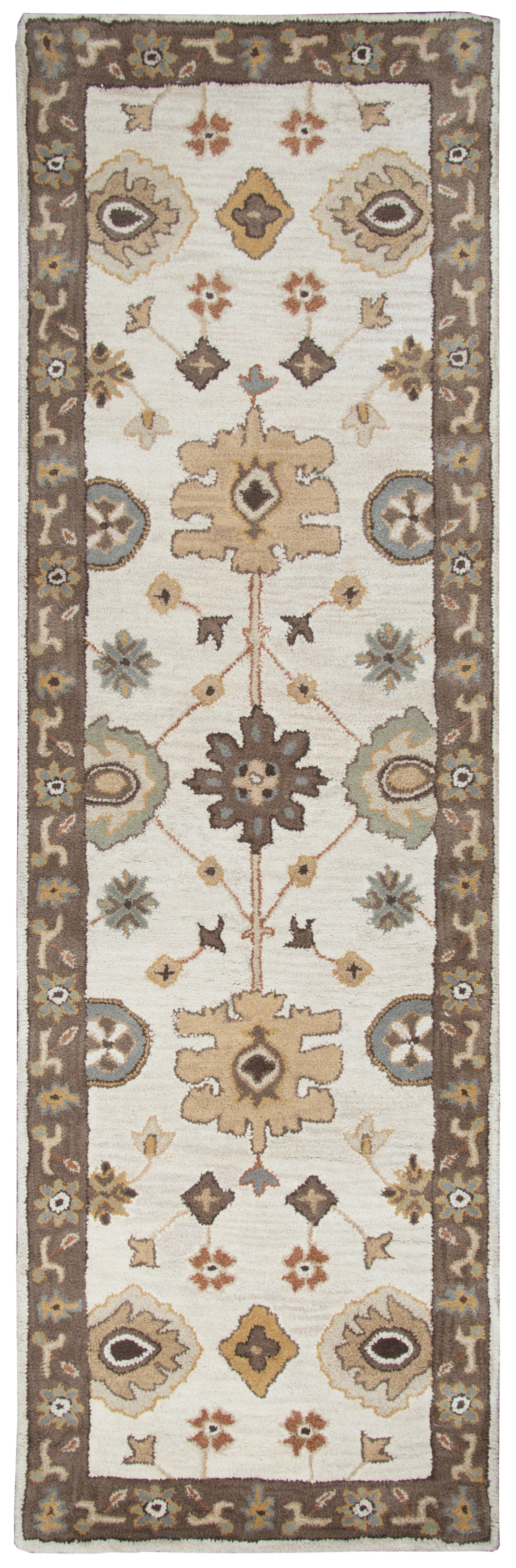 Rizzy Home Valintino VN9445 Light Gray Border Area Rug