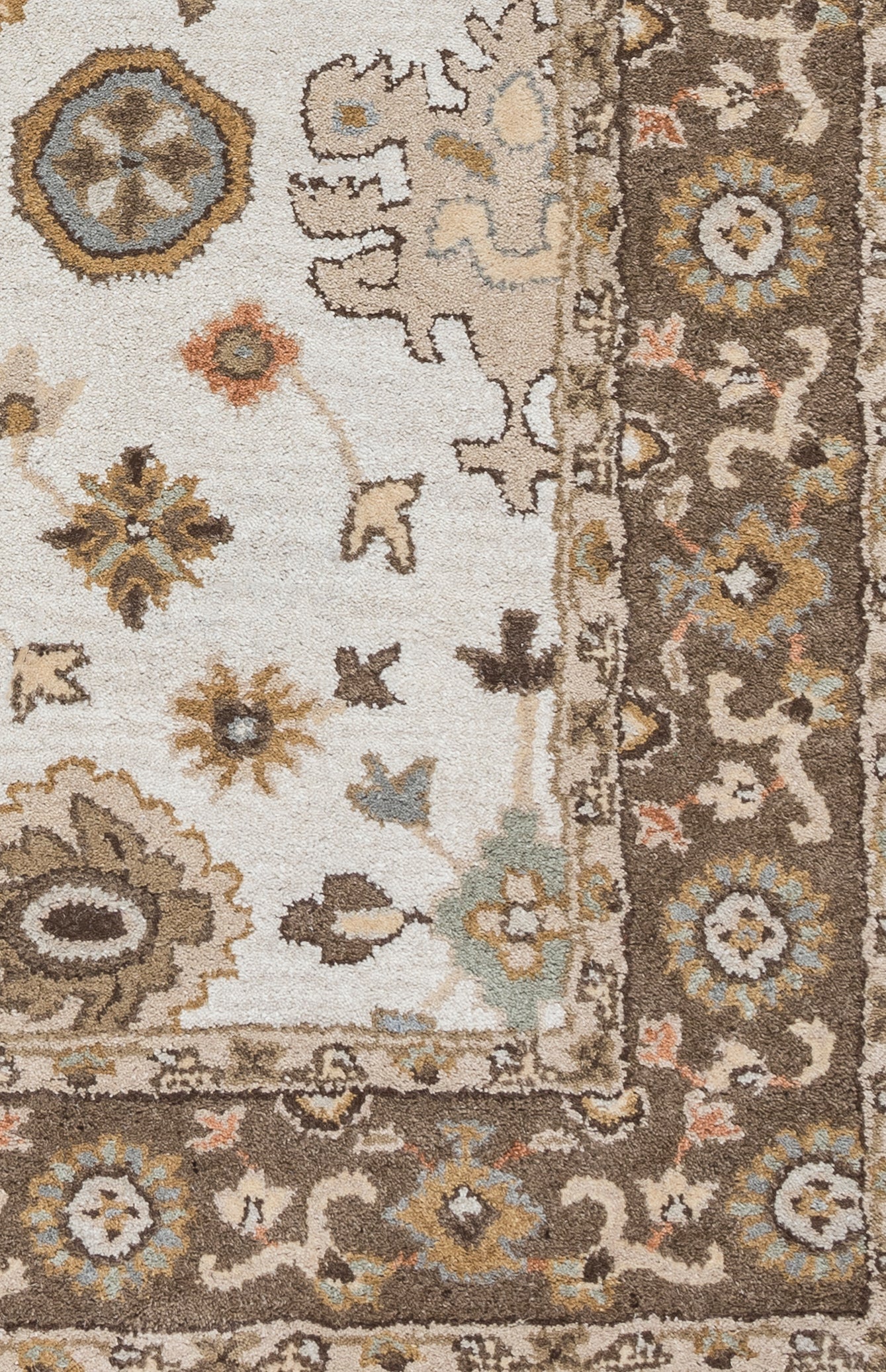 Rizzy Home Valintino VN9445 Light Gray Border Area Rug