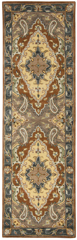 Rizzy Home Valintino VN9451 Multi-Colored Border Area Rug
