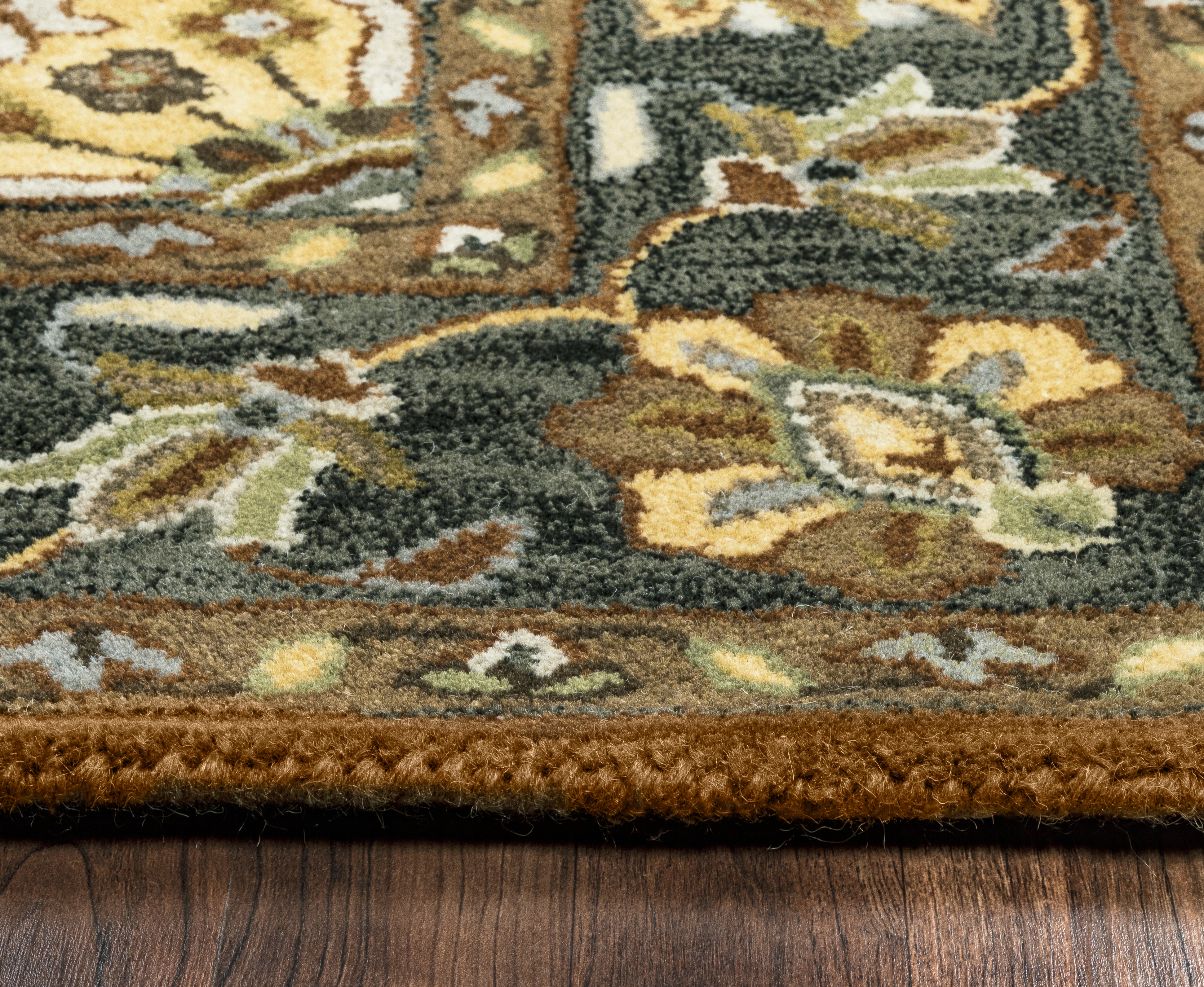Rizzy Home Valintino VN9451 Multi-Colored Border Area Rug