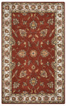 Rizzy Home Volare VO1244 Rust Border Area Rug