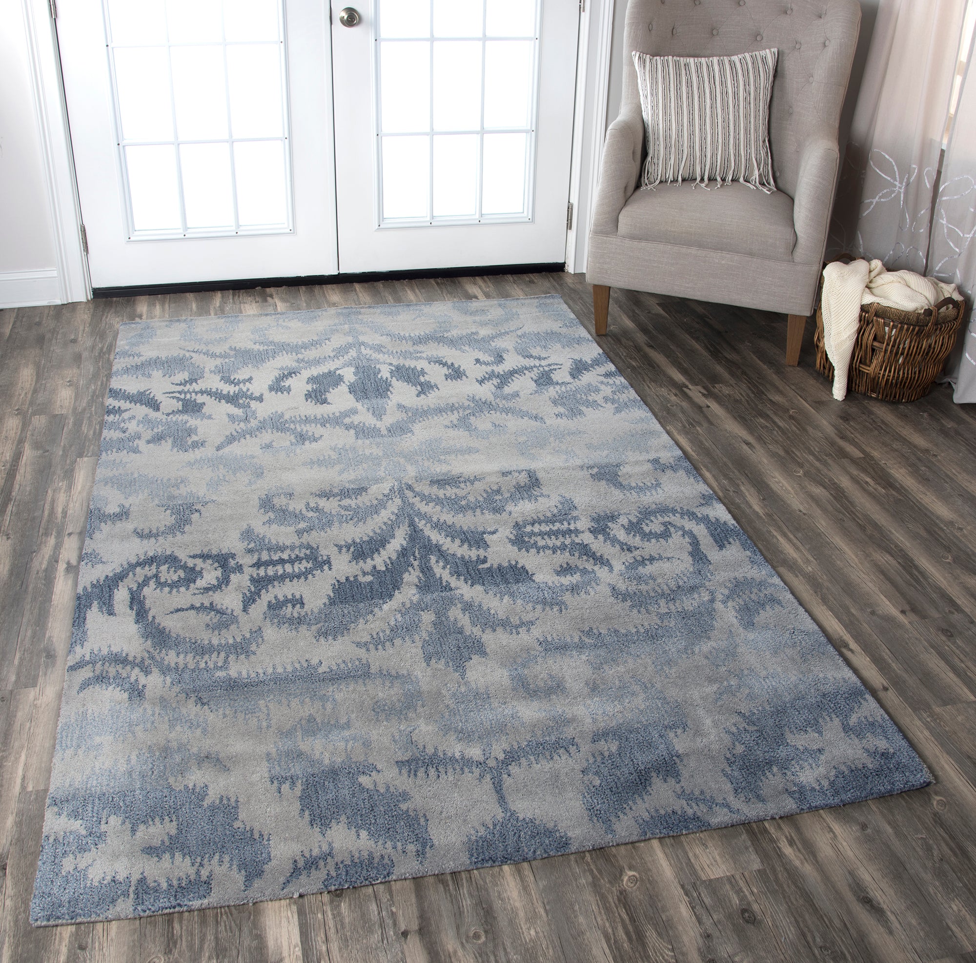 Rizzy Home Volare VO2254 Gray Ikat Area Rug