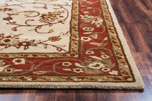 Rizzy Home Volare VO2551 Tan Border Area Rug