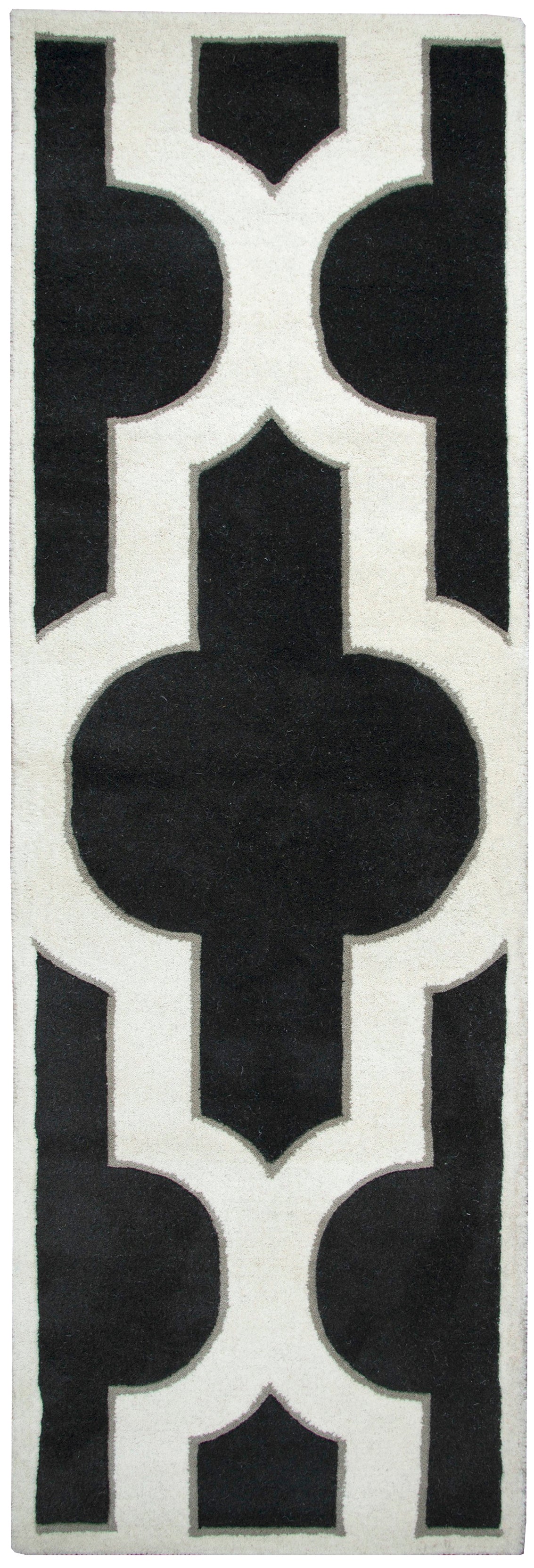 Rizzy Home Volare VO8186 Black Trellis Area Rug