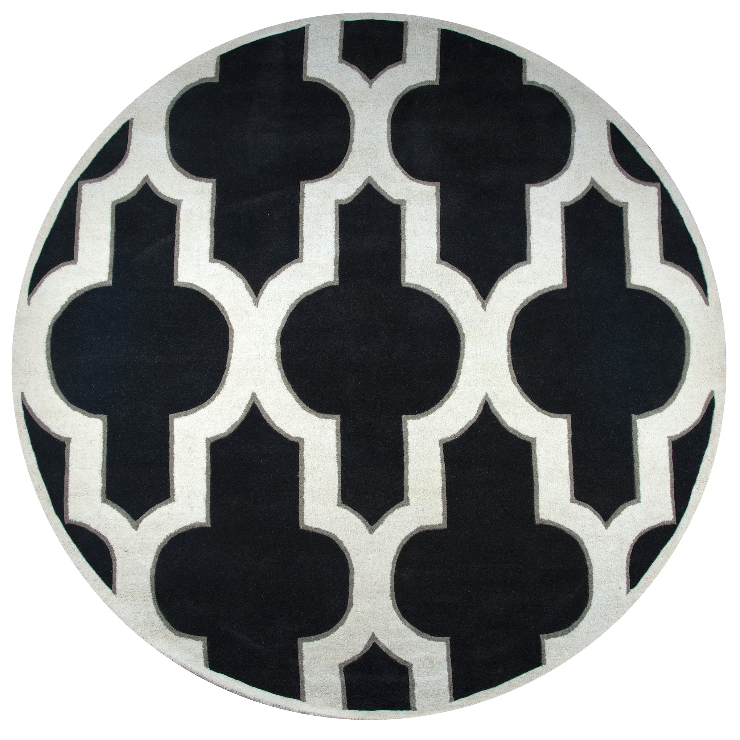 Rizzy Home Volare VO8186 Black Trellis Area Rug