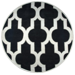 Rizzy Home Volare VO8186 Black Trellis Area Rug