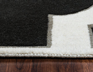 Rizzy Home Volare VO8186 Black Trellis Area Rug
