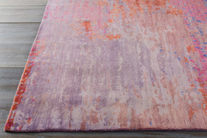 Surya Watercolor WAT5003 Purple/Grey Modern Area Rug